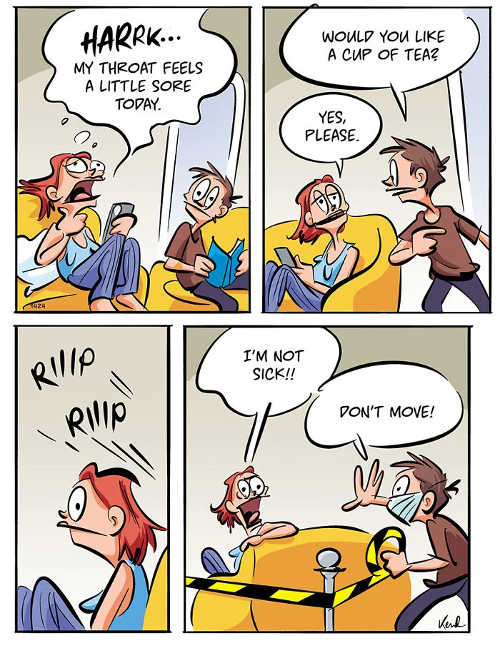 29 Humorous Comics Featuring The Chaotic Adventures Of Two Besties, By Kenneth Larsen