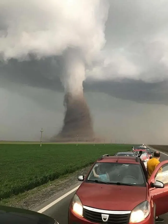 Tornado In Southern Romania, Today