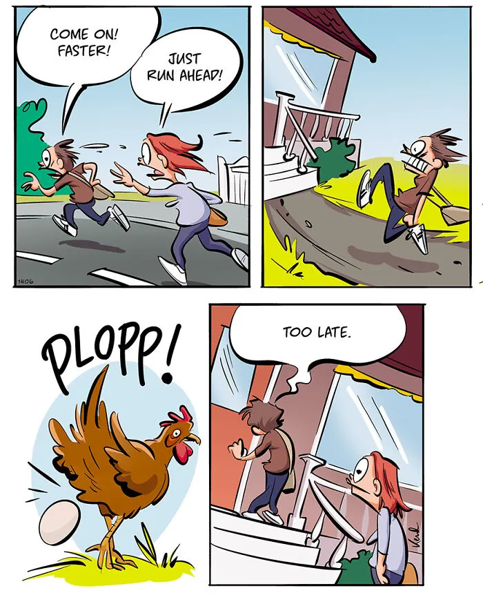 29 Humorous Comics Featuring The Chaotic Adventures Of Two Besties, By Kenneth Larsen