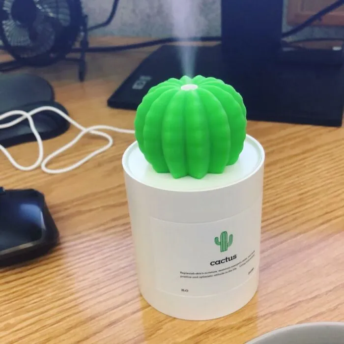 Spruce Up Your Space With A Tiny <a Style="Display:inline;" Href="Https://Www.amazon.com/Aoloda-Humidifier-Humidifier-Ultra-Quiet-Operation/Dp/B078zrcm76?ie=utf8&th=1&linkcode=ll1&tag=bpgiraffe-20&linkid=0bc5cdd811c2f61a1ead8883a6ee4115&language=en_us&ref_=as_li_ss_tl" Target="_blank"><span Style="Font: Inherit; Color: #d74b1f;"> Mini Cactus Humidifier</Span>, Who Not Only Looks Cool But Keeps The Air Fresh, Because Even Tiny Desk Pals Have Big Responsibilities