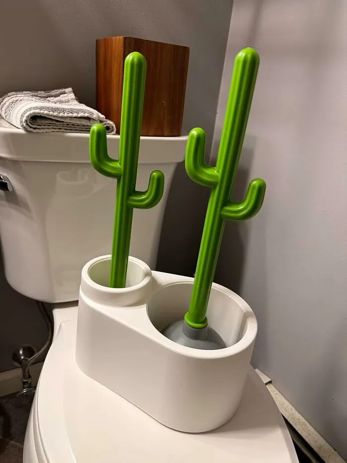 This <a Style="Display:inline;" Href="Https://Www.amazon.com/Cactus-Toilet-Plunger-Bathroom-Cleaning/Dp/B0b85zpnpm?ie=utf8&linkcode=ll1&tag=artandesignews-20&linkid=181a868d5eff519d56c5a69733ffc8b5&language=en_us&ref_=as_li_ss_tl" Target="_blank"><span Style="Font: Inherit; Color: #d74b1f;"> Cactus Plunger And Toilet Brush </Span> Set Is Here To Make Your Bathroom Look Sharp - Literally And Figuratively
