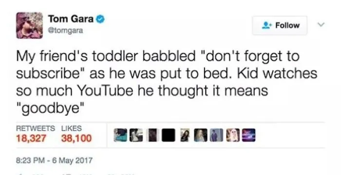 A World In Which Your Infant's Majority Social Interaction Is Via Youtube