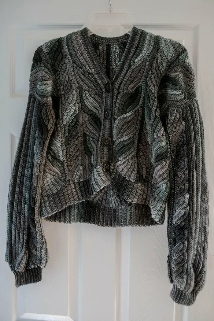 Completed My Last Project Of The Year, My First Cardigan!