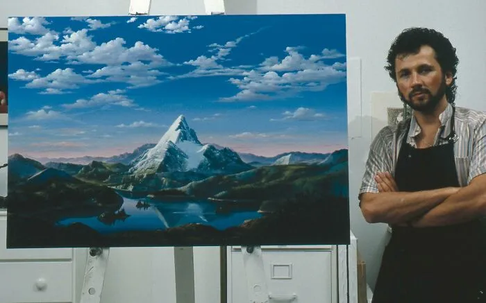 The Paramount Pictures Logo On The Day It Was Originally Painted. [1965]