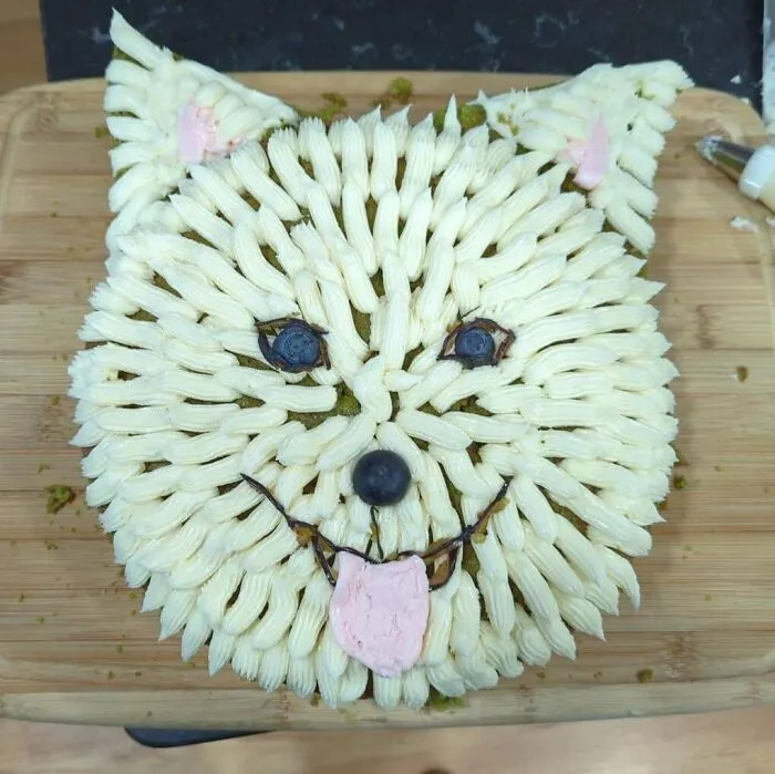 Me pidieron una tarta que se pareciera al perro