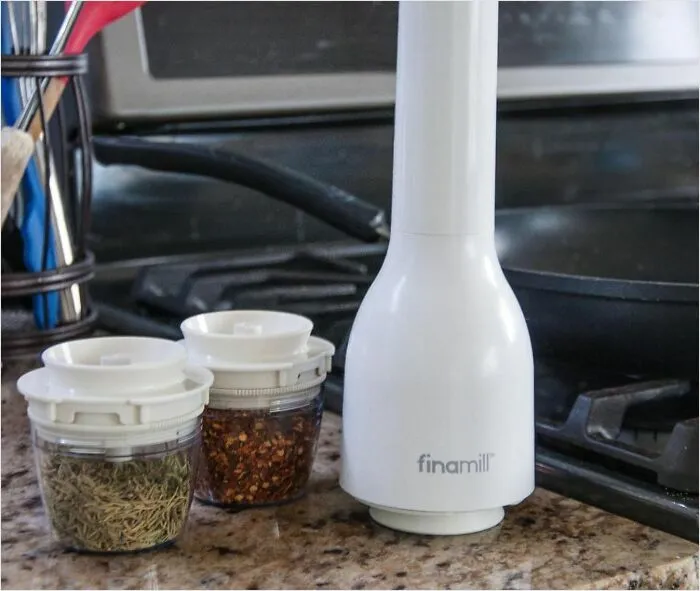 Give Your Food That Freshly Cracked Flavor With This <a Style="Display:inline;" Href="Https://Www.amazon.com/Finamills-Award-Winning-Battery-Operated-Grinder/Dp/B09vl7w96t?ie=utf8&th=1&linkcode=ll1&tag=bpcrow-20&linkid=27c14e6ef056739e8e1513c201298a6b&language=en_us&ref_=as_li_ss_tl" Target="_blank"><span Style="Font:inherit;color:#d74b1f;"> Electric Grinder</Span> That Swops Between Pods