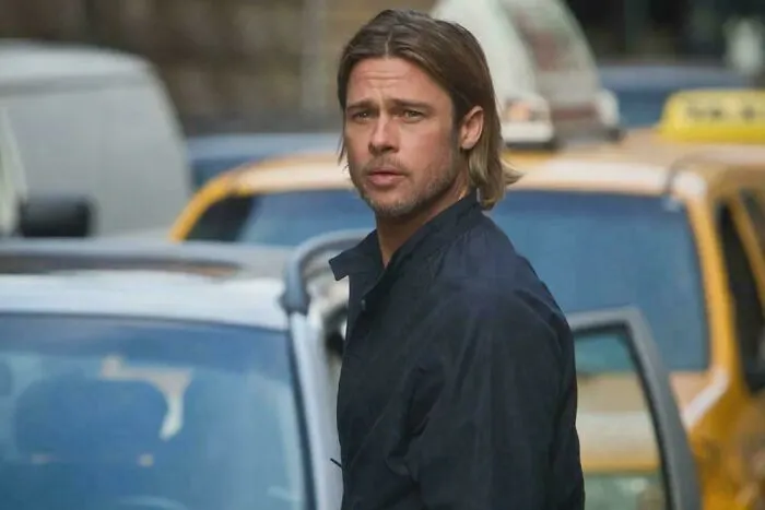In World War Z (2013) Brad Pitt Proves His Acting Chops By Playing A Good Husband And Father