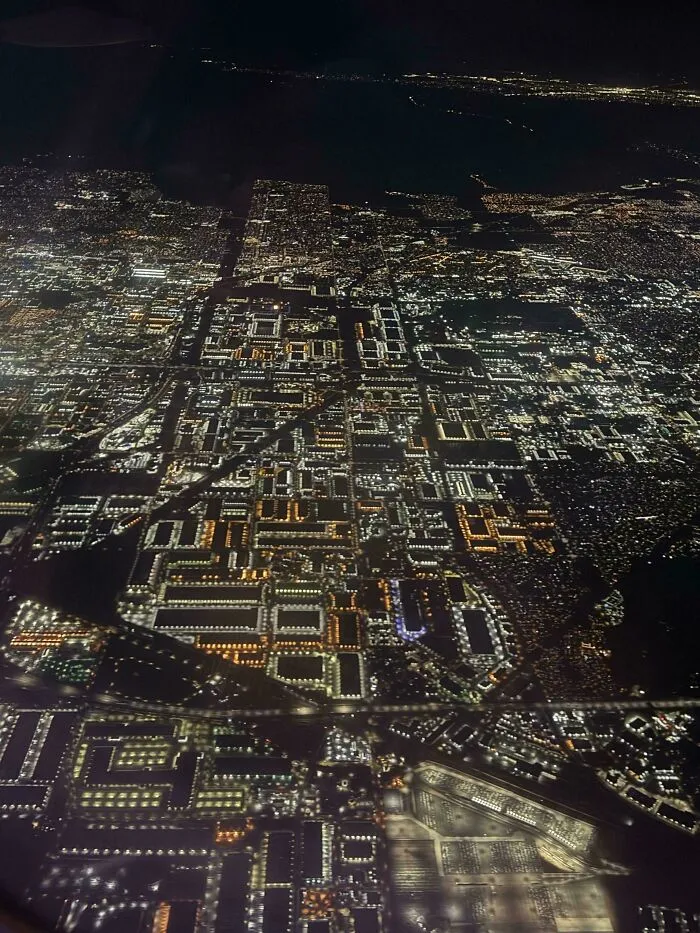 El sur de Los Ángeles parece una placa base de ordenador