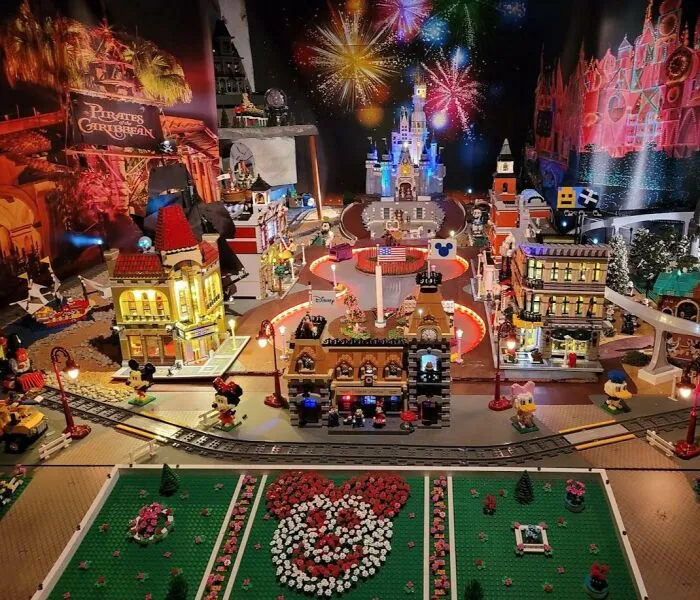 My Dad Spent 8 Months Making His Own LEGO Disney World. He Worked Really Hard On It And I Think It's Pretty Cool