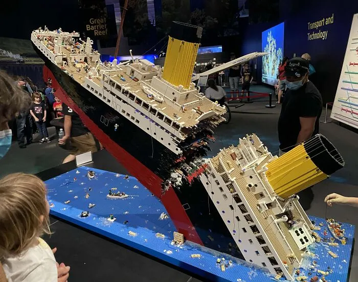 This Enormous Titanic At The Brisbane LEGO Expo