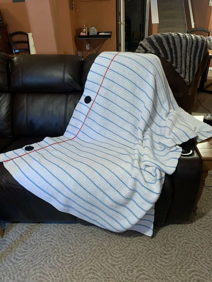 Lined Paper Blanket