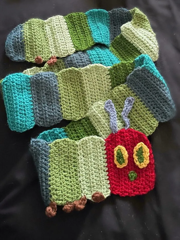 Finished My First Scarf ✨🐛