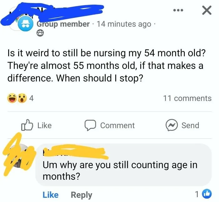 I Don't Have A Problem With Extended Nursing, But Still Using Months?