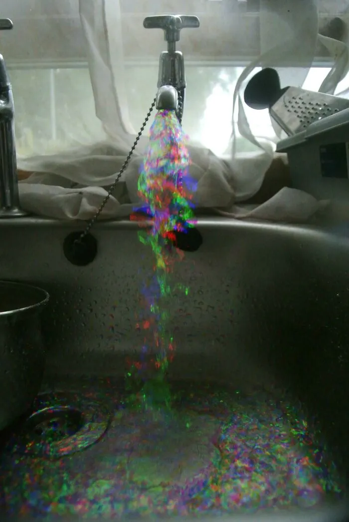My Camera Had A Weird Glitch And Made Trippy Water