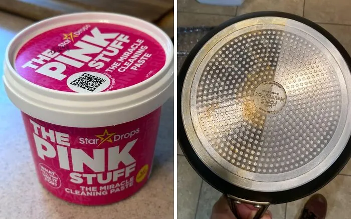 Scrubbing Until Your Arm Falls Off Is Optional When You Smear  <a Style="Display:inline;" Href="Https://Www.amazon.com/Pink-Stuff-Miracle-Purpose-Cleaner/Dp/B00du5sriy?ie=utf8&th=1&linkcode=ll1&tag=bpwoodpecker-20&linkid=f5de5e0169814e8f50258ba9c6401252&language=en_us&ref_=as_li_ss_tl" Target="_blank">    <span Style="Font: Inherit; Color: #d74b1f;"> The Pink Stuff </Span> On Those Questionable Stove Stains That Have Stubbornly Resisted Every Other Chemical In Your Cabinet