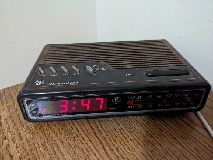 I Too, Still Use A Mid 80's Alarm Clock