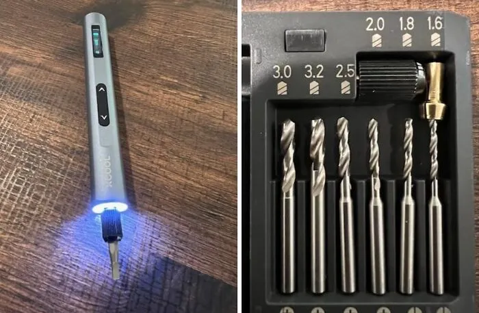 For When You Need To Pretend To Be A Competent Adult And Fix Things Around The House, The <a Style="Display:inline;" Href="Https://Www.amazon.com/Xcool-Electric-Screwdriver-Precision-Settings/Dp/B0czp64lvl?ie=utf8&linkcode=ll1&tag=bpgecko-20&linkid=1952ce7f1650510e8c33f85eafded480&language=en_us&ref_=as_li_ss_tl" Target="_blank"><span Style="Font: Inherit; Color: #d74b1f;"> Mini Electrical Screwdriver With Interchangeable Drill Bits </Span> Is Here To Make You Feel Like A Semi-Functional DIY Master