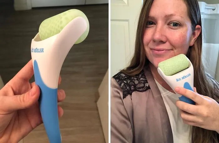 Chill Out, Literally, With The <a Style="Display:inline;" Href="Https://Www.amazon.com/Esarora-Roller-Puffiness-Migraine-Products/Dp/B01e8iz4za?ie=utf8&th=1&linkcode=ll1&tag=bpmole-20&linkid=b465e187911795350e4fa53f67741171&language=en_us&ref_=as_li_ss_tl" Target="_blank"><span Style="Font: Inherit; Color: #d74b1f;"> Ice Face Roller </Span> - A Refreshing Way To Calm Down, Reduce Puffiness, And Pretend You're A Relaxed, Functioning Member Of Society