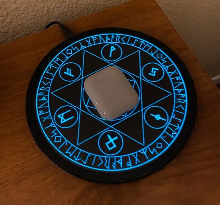 Add A Touch Of Mystique To Your Charging Routine With The <a Style="Display:inline;" Href="Https://Www.amazon.com/Wireless-Charger-Charging-Compatible-Samsung/Dp/B07w624b8k?ie=utf8&th=1&linkcode=ll1&tag=bpgecko-20&linkid=508f1e82d0071cde774940aff59a4022&language=en_us&ref_=as_li_ss_tl" Target="_blank"><span Style="Font: Inherit; Color: #d74b1f;"> Magic Rune Light-Up Wireless Charger </Span>. This Enchanting Charger Illuminates Your Space With A Mystical Glow While Juicing Up Your Device