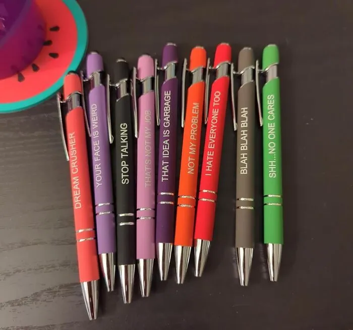 Express Yourself With A Healthy Dose Of Eye-Rolling Humor Using These <a Style="Display:inline;" Href="Https://Www.amazon.com/Pasisibick-Inspirational-Ballpoint-Encouraging-Scriptures/Dp/B0bk53dw9n?ie=utf8&th=1&linkcode=ll1&tag=bpwhale-20&linkid=8e08293b9d83e70445726aaaa09e77fb&language=en_us&ref_=as_li_ss_tl" Target="_blank"><span Style="Font: Inherit; Color: #d74b1f;"> Sarcastic Pens </Span>