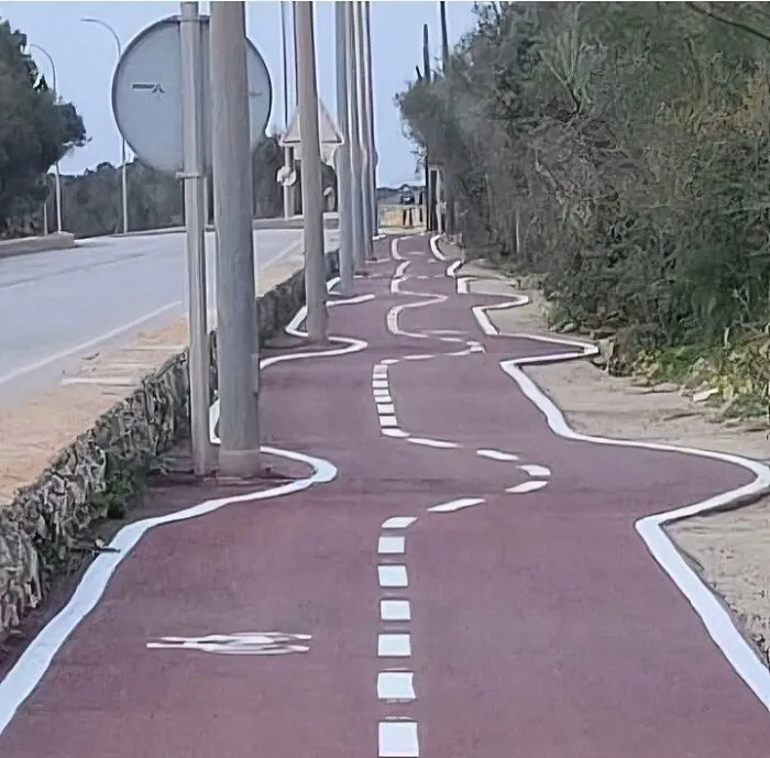Ya he hecho el carril para bicis, jefe