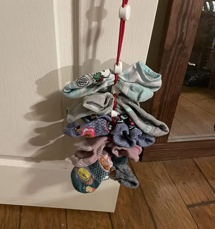 Sock It To The Missing Match Problem With The <a Style="Display:inline;" Href="Https://Www.amazon.com/Sockdock-Laundry-Storage-Organizer-Container/Dp/B071gpmpcw?ie=utf8&th=1&linkcode=ll1&tag=bpmelon-20&linkid=151cca608d26fc7bacfdd0ee1adc53f4&language=en_us&ref_=as_li_ss_tl" Target="_blank"><span Style="Font: Inherit; Color: #d74b1f;"> Sock Solution For Laundry Days </Span>. This Clever Contraption Keeps Your Socks Paired And Prevents Them From Disappearing In The Wash, Saving You Time And Sanity On Laundry Day