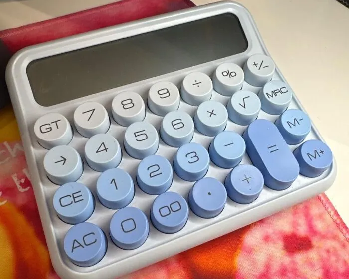 Add A Pop Of Color And A Dash Of Functionality To Your Workspace With The <a Style="Display:inline;" Href="Https://Www.amazon.com/Mechanical-Calculator-Display-Calculators-Gradient/Dp/B0cr5wpcmv?ie=utf8&th=1&linkcode=ll1&tag=bpkomodo-20&linkid=832658175fb84e85d6298bdf2453375c&language=en_us&ref_=as_li_ss_tl" Target="_blank"><span Style="Font: Inherit; Color: #d74b1f;"> Pretty Gradient Calculator With Big Buttons </Span>. This Stylish Calculator Makes Crunching Numbers A Breeze, With Its Large Buttons And Vibrant Gradient Design That's Sure To Brighten Up Your Day