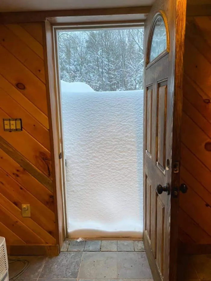 When You Wake Up To 40" - 44" Of Snow In One Night