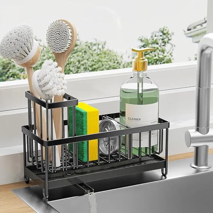 Corral Your Soap, Sponges, And Sanity With The <a Style="Display:inline;" Href="Https://Www.amazon.com/Cisily-Organzier-Rustproof-Stainless-Organizer/Dp/B0c3qz7snf?pd_rd_w=j0icb&content-ID=amzn1.sym.7379aab7-0dd8-4729-B0b5-2074f1cb413d&pf_rd_p=7379aab7-0dd8-4729-B0b5-2074f1cb413d&pf_rd_r=g26pkmj3730eww59nn82&pd_rd_wg=dlu9l&pd_rd_r=7bf55828-6bfb-4fe1-83c3-Fb2db46b5db7&pd_rd_i=b0c3qz7snf&th=1&linkcode=ll1&tag=bplemon-20&linkid=8be0525d7fe99c6f9f3eb97cb25e86c1&language=en_us&ref_=as_li_ss_tl" Target="_blank"><span Style="Font: Inherit; Color: #d74b1f;"> Sink Caddy With Drainage Spout </Span>. This Clever Caddy Keeps Your Sink Area Tidy And Water-Free, Making Scrubbing Up A Breeze And Keeping Your Kitchen Clean And Chaos-Free