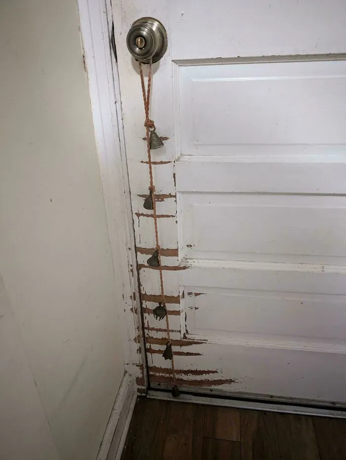 The Bells Hanging On The Back Door Of My Parents House