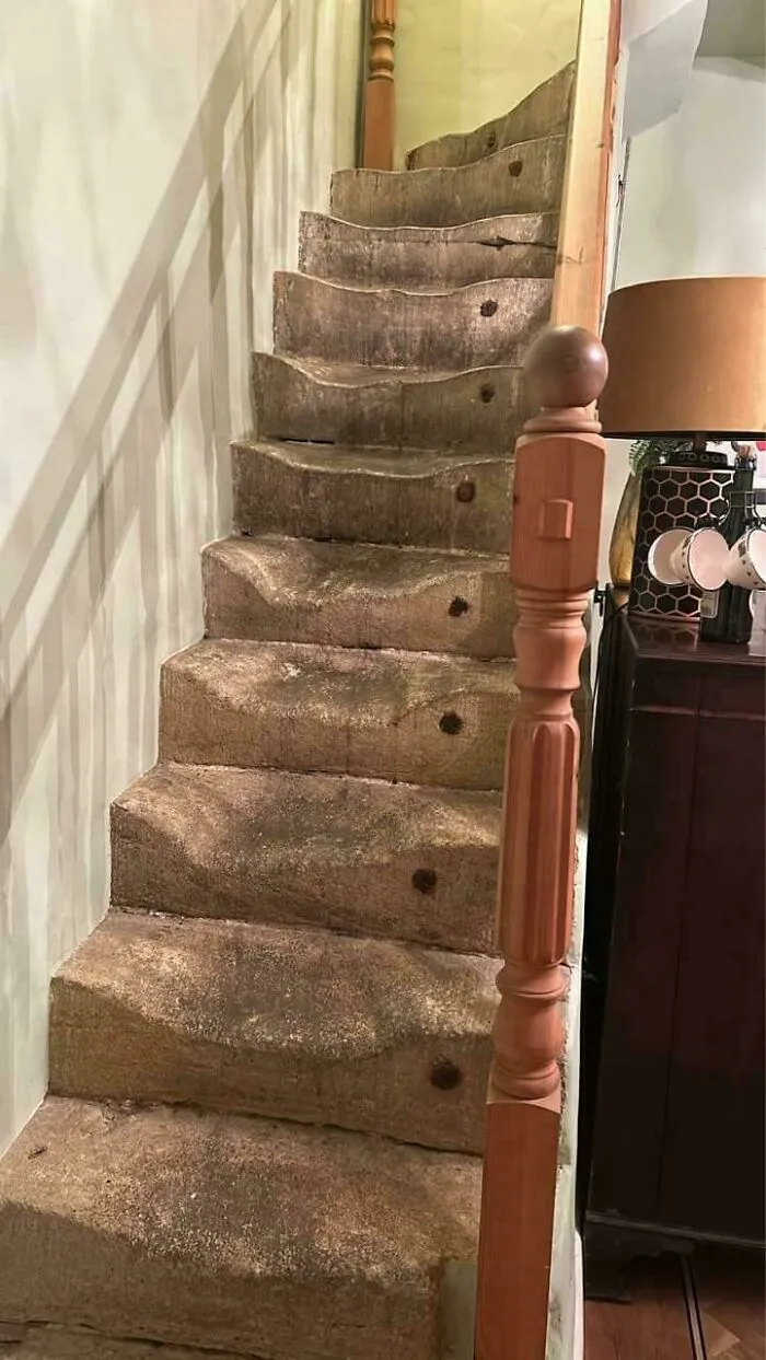 Stone Stairs Worn By Clogs