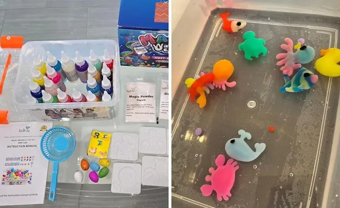  TikTok Was A Place Where Parents And Kids Could Learn To Play Together Again And One Of Our Favorite Finds Was This Viral <a Style="Display:inline;" Href="Https://Www.amazon.com/Kiditos-Colors-Sparkling-Dinosaur-Birthday/Dp/B0crhcjdph?ie=utf8&linkcode=ll1&tag=bpboar-20&linkid=e3b2dd803de1e08287c473893f31c9e8&language=en_us&ref_=as_li_ss_tl" Target="_blank"><span Style="Font:inherit;color:#d74b1f;"> Magic Water Elf Toy Kit</Span> 