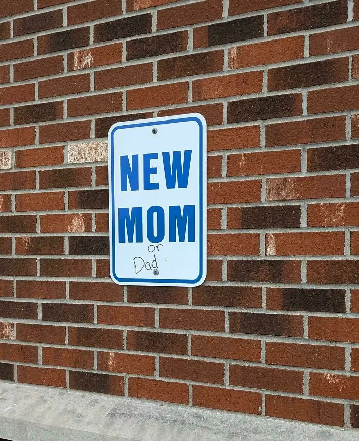 Saw Some Vandalism On A Parking Sign Today