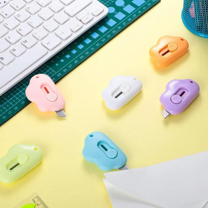 Cut Through The Monotony Of Office Work With These Adorable <a Style="Display:inline;" Href="Https://Www.amazon.com/Dp/B08qrpk6xk?ascsubtag=7614785%2c15%2c35%2cd%2c0%2c0%2c0%2c900%3a2%3b974%3a3%3b1125%3a2%3b1338%3a1%2c43116381%2c0%2c0%2cgoogle&btn_ref=srctok-8e8d9c20c1e124b8&linkcode=ll1&tag=bphawk-20&linkid=33db85968109a868609cf1af1554a061&language=en_us&ref_=as_li_ss_tl" Target="_blank"><span Style="Font: Inherit; Color: #d74b1f;"> Mini Cloud Shaped Utility Knives </Span>. They're A Cut Above The Rest