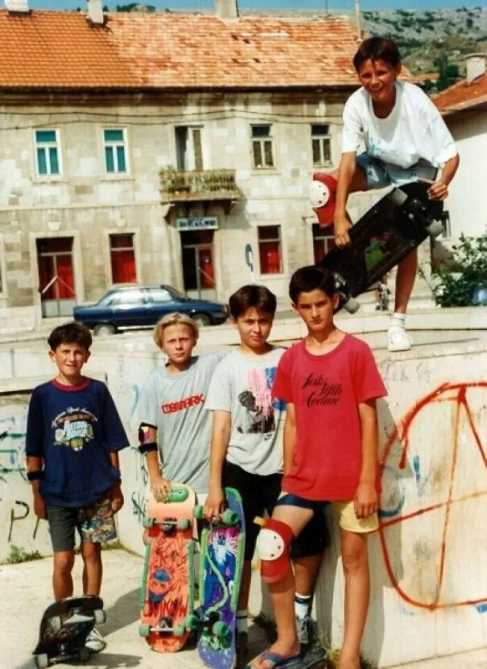 Late 80s Bosnia - My Skate Crew