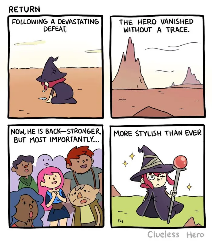 “Clueless Hero”: 20 Hilariously Accurate Gamer Comics Created By These Two Friends (New Pics)