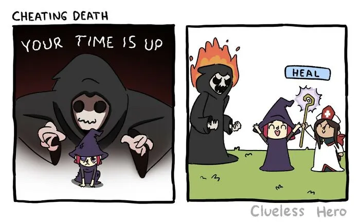 “Clueless Hero”: 20 Hilariously Accurate Gamer Comics Created By These Two Friends (New Pics)