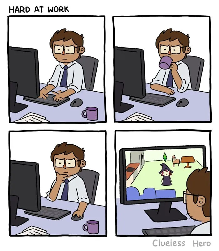 “Clueless Hero”: 20 Hilariously Accurate Gamer Comics Created By These Two Friends (New Pics)