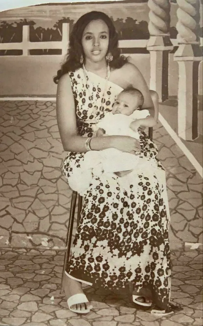 My Grandmother Holding My Father In Mogadishu, Somalia 1971