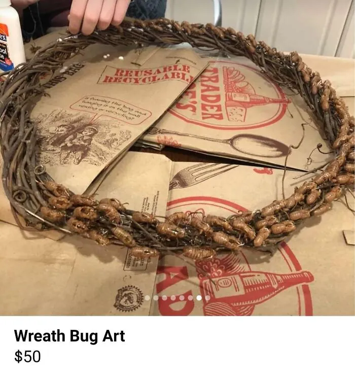 Cicada Shell Wreath