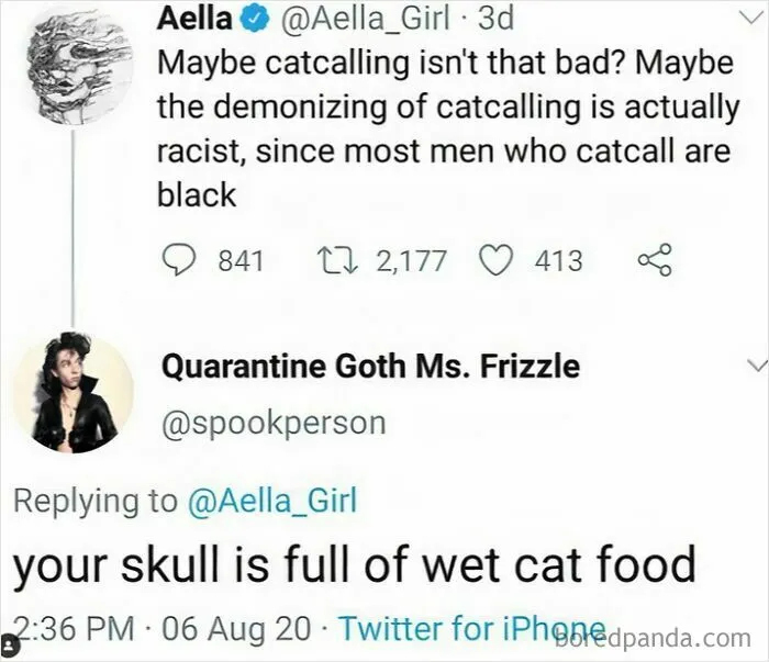 Your Skull Is Full Of Wet Cat Food