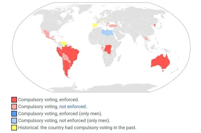 Countries With Compulsory Voting