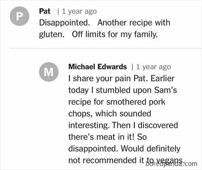 30 Salty Comments From People Who Didn’t Follow A Recipe And Lacked Common Sense