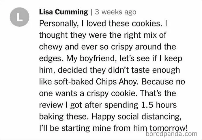 30 Salty Comments From People Who Didn’t Follow A Recipe And Lacked Common Sense