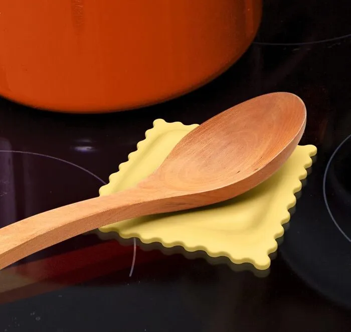 Rest Your Spoon In Pasta-Themed Bliss With The <a Style="Display:inline;" Href="Https://Www.amazon.com/Dp/B00qycbk48?ascsubtag=7761382%2c25%2c38%2cd%2c0%2c0%2c0%2c900%3a2%3b974%3a3%3b1125%3a2%3b1338%3a1%2c53398817%2c0%2c0&ie=utf8%25252cgoogle%252cgoogle%2cgoogle&btn_ref=srctok-Ba601cab2bef5294&th=1&linkcode=ll1&tag=bpsquid-20&linkid=b3810c2bacfc052688d29e0089c01d03&language=en_us&ref_=as_li_ss_tl" Target="_blank"><span Style="Font: Inherit; Color: #d74b1f;"> Ravioli Shaped Spoon Rest </Span>, Because Even Your Utensils Deserve A Cute Spot To Chill