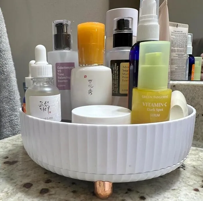Spin Your Way To A More Organized Beauty Routine With The <a Style="Display:inline;" Href="Https://Www.amazon.com/Funest-Organizer-Rotating-Cosmetic-Capacity/Dp/B0b1cs1jpf?ie=utf8&linkcode=ll1&tag=bprabbit-20&linkid=40ac8b2f7c856317574d59aca1cc445b&language=en_us&ref_=as_li_ss_tl" Target="_blank"><span Style="Font: Inherit; Color: #d74b1f;"> 360 Degree Rotating Makeup Organizer </Span>, Giving You Easy Access To All Your Must-Haves