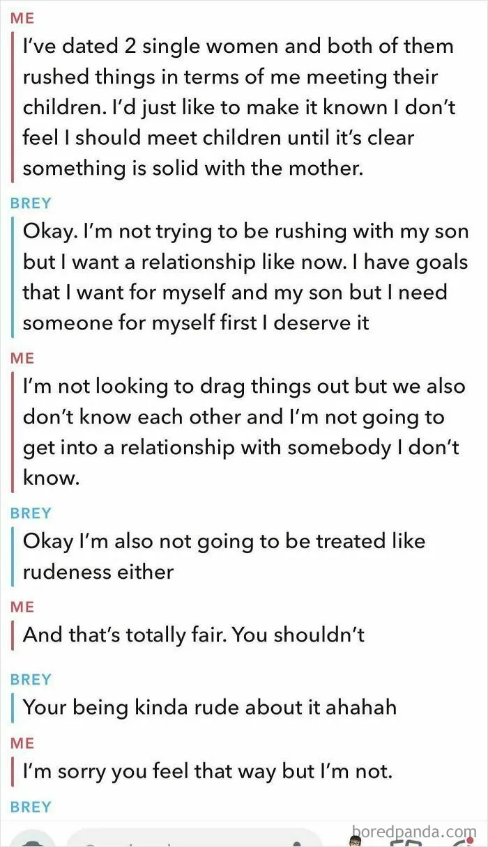 Matched, Immediately Went To Snap. This Was About 10 Minutes Into Talking
