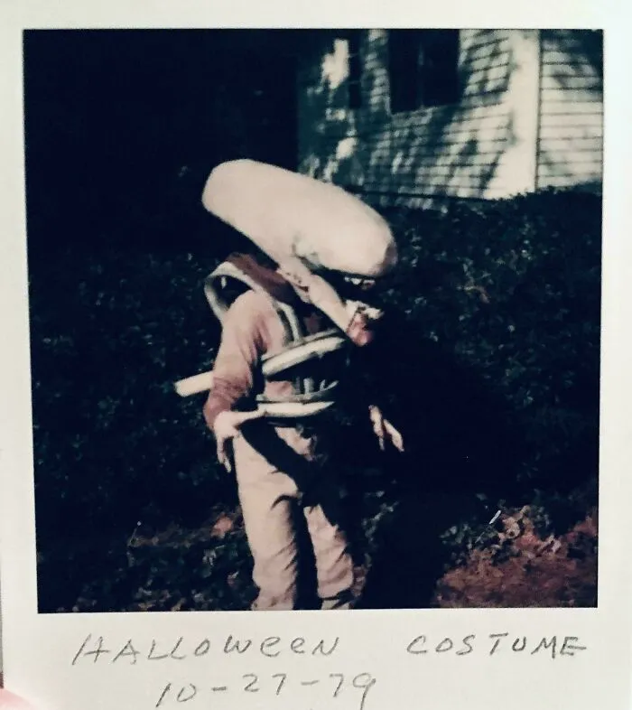 Alien Costume My Dad Made For My Brother In 1979