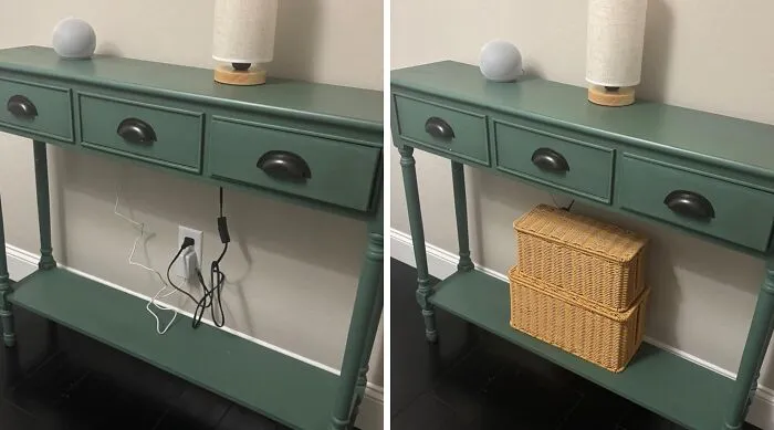 This <a Style="Display:inline;" Href="Https://Www.amazon.com/Quszmd-Management-Handwoven-Imitation-Cords-12-5/Dp/B0d3kmhqq1?ie=utf8&th=1&linkcode=ll1&tag=artandesignews-20&linkid=d33e976b551beefa53215723337a5755&language=en_us&ref_=as_li_ss_tl" Target="_blank"><span Style="Font: Inherit; Color: #d74b1f;"> Wicker Cable Storage Box </Span> Is Like A Witness Protection Program For Your Messy Cords - Giving Them A New Identity And A Cozy Hideout