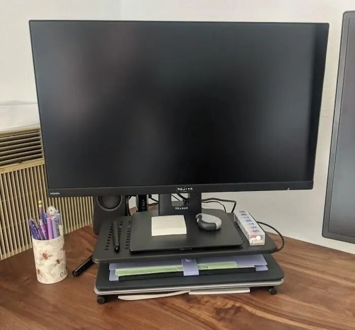 This <a Style="Display:inline;" Href="Https://Www.amazon.com/Computer-Notebook-Underneath-Stt001-Wali/Dp/B07kwf4svn?ie=utf8&th=1&linkcode=ll1&tag=bpgiraffe-20&linkid=70fcd6f53e399d90789ae2c1d679cc71&language=en_us&ref_=as_li_ss_tl" Target="_blank"><span Style="Font: Inherit; Color: #d74b1f;"> Monitor Stand With Organizing Shelves </Span> Is Like Marie Kondo And Your Desk Had A Baby, And It’s Already Tidier Than Your Life